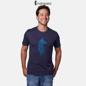 Cotopaxi Topo Llama T-Shirt Maritime | WQ26-O3-OP