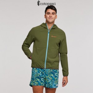 Cotopaxi Vuelta Performance Windbreaker Jacket Pine | SU75-A6-BD