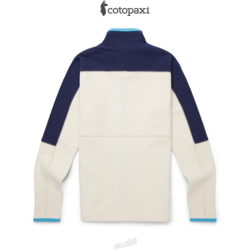 Cotopaxi Abrazo Fleece Full-Zip Jacket Maritime/Cream | LI51-A9-QC