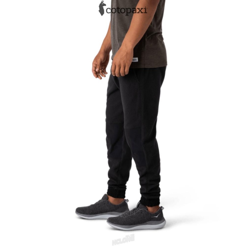 Cotopaxi Abrazo Fleece Jogger Black | EJ65-H3-TN