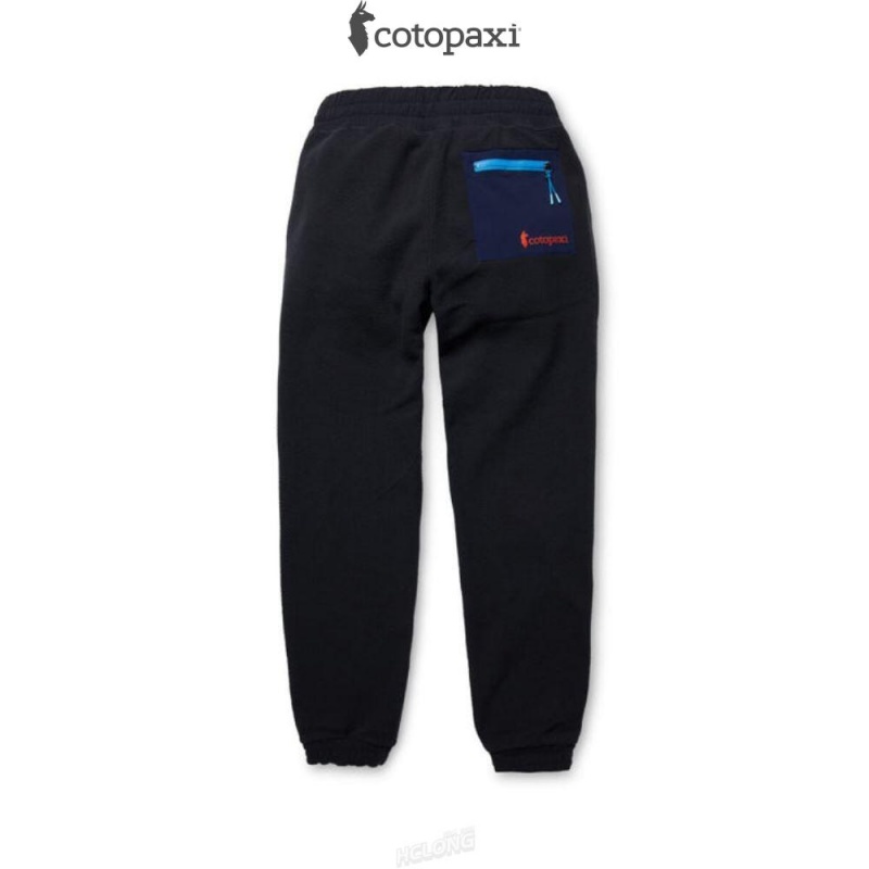 Cotopaxi Abrazo Fleece Jogger Black | KK86-X3-HA