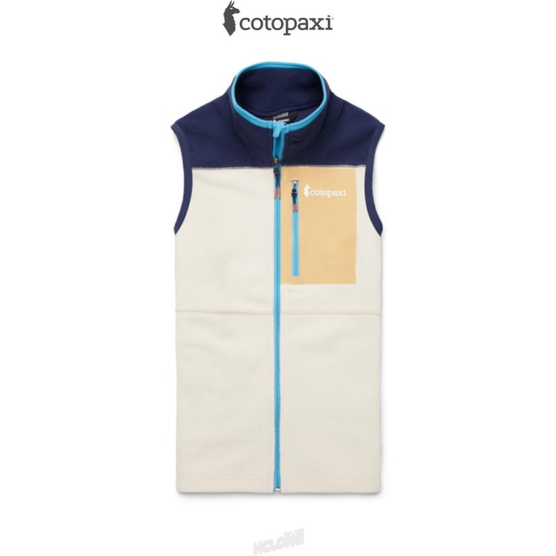 Cotopaxi Abrazo Fleece Vest Maritime/Cream | EU67-T6-DA