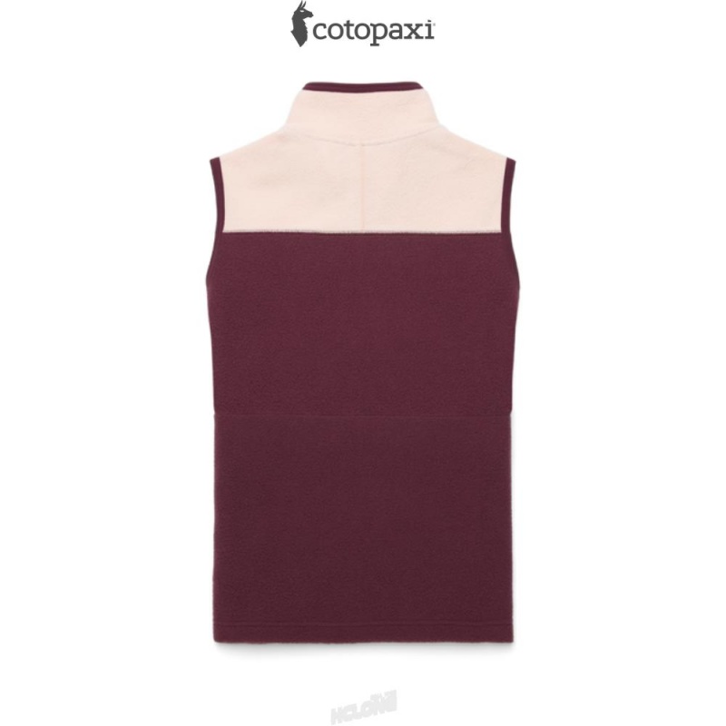 Cotopaxi Abrazo Fleece Vest Rosewood/Wine | CH73-T1-CP