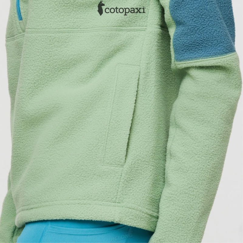 Cotopaxi Abrazo Half-Zip Fleece Jacket Blue Spruce/Aspen | KW52-V6-NP