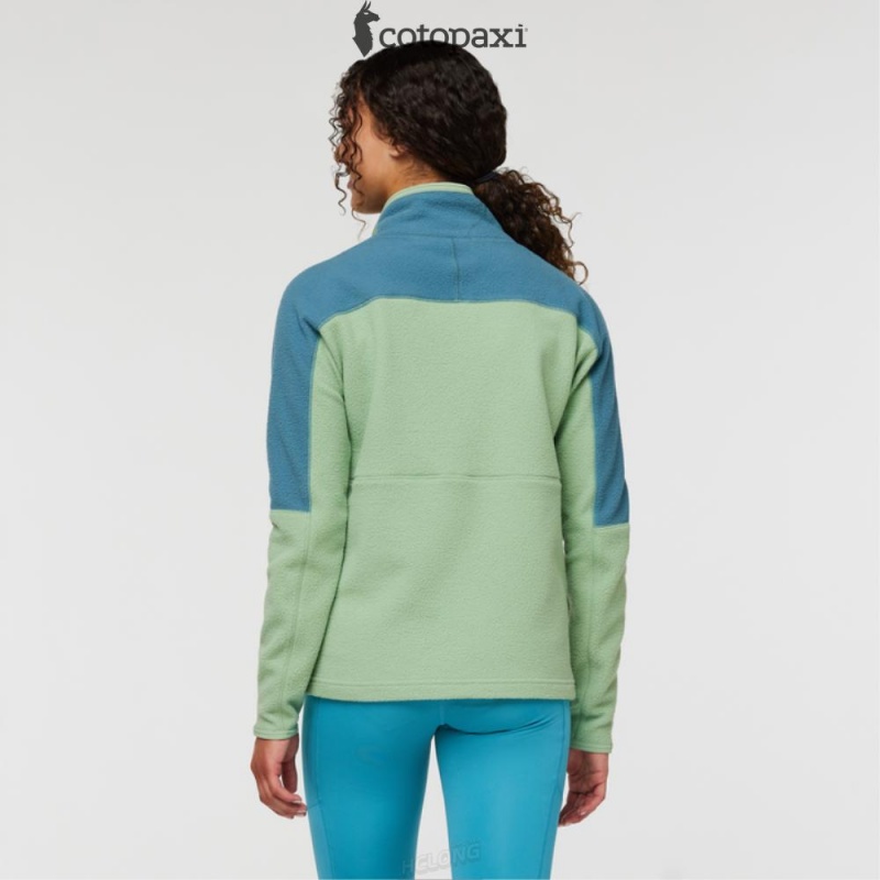 Cotopaxi Abrazo Half-Zip Fleece Jacket Blue Spruce/Aspen | ST71-B1-YZ