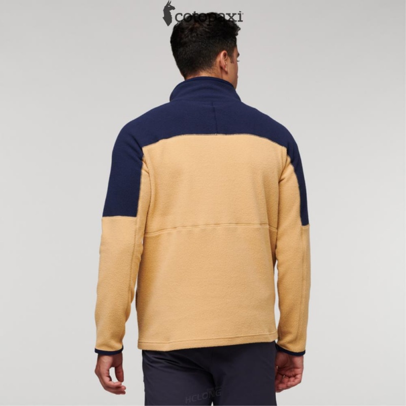 Cotopaxi Abrazo Half-Zip Fleece Jacket Maritime/Birch | KO12-I7-FD