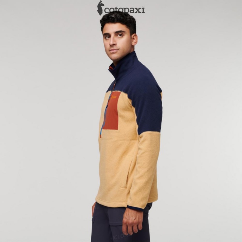 Cotopaxi Abrazo Half-Zip Fleece Jacket Mezcal/Amber | IO99-O6-QB