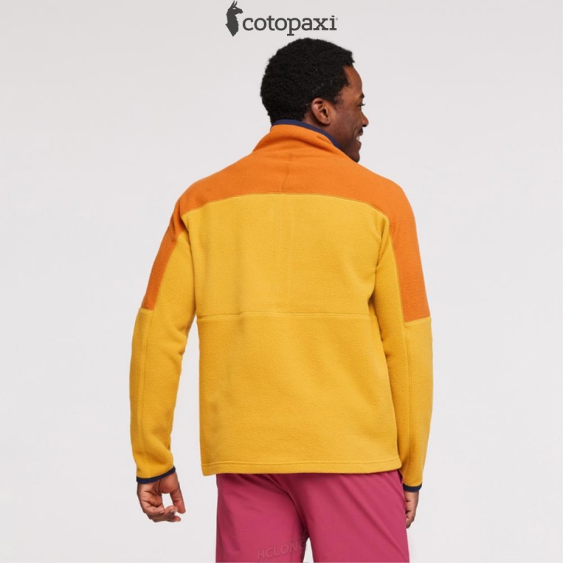 Cotopaxi Abrazo Half-Zip Fleece Jacket Mezcal/Amber | HI51-Y2-HS