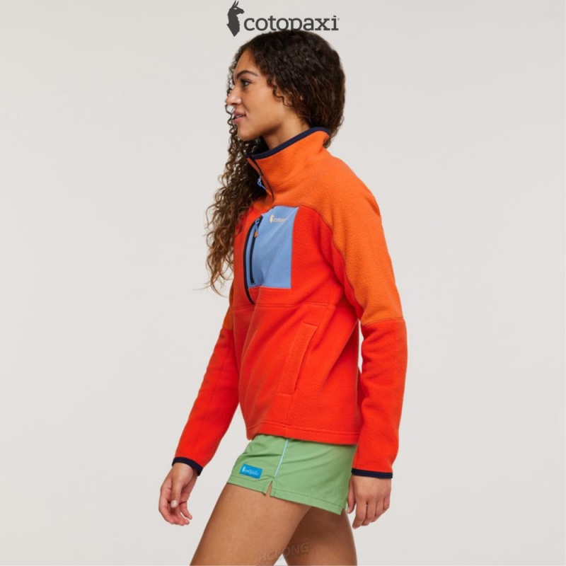 Cotopaxi Abrazo Half-Zip Fleece Jacket Nectar/Canyon | ZU65-D6-BF