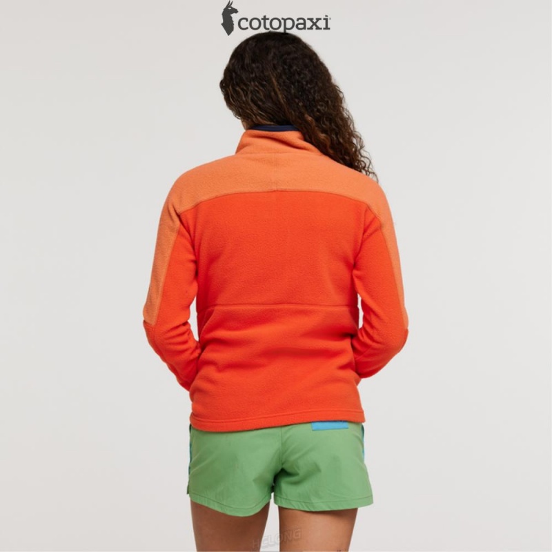 Cotopaxi Abrazo Half-Zip Fleece Jacket Nectar/Canyon | ZU65-D6-BF