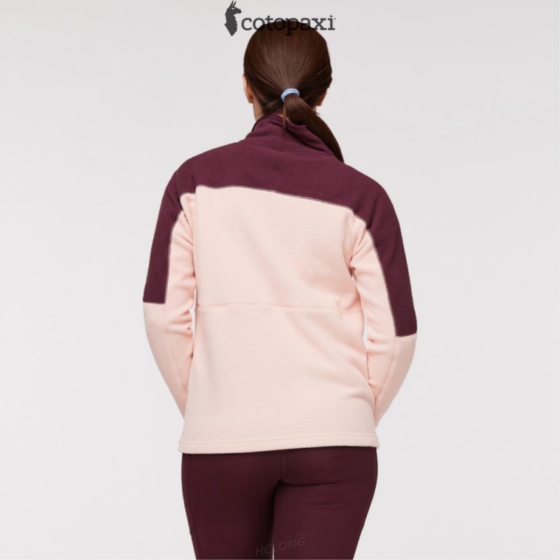 Cotopaxi Abrazo Half-Zip Fleece Jacket Wine/Rosewood | IG05-L3-UN