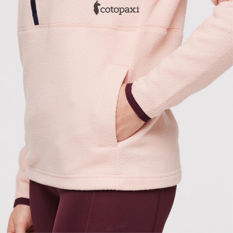 Cotopaxi Abrazo Half-Zip Fleece Jacket Wine/Rosewood | IG05-L3-UN