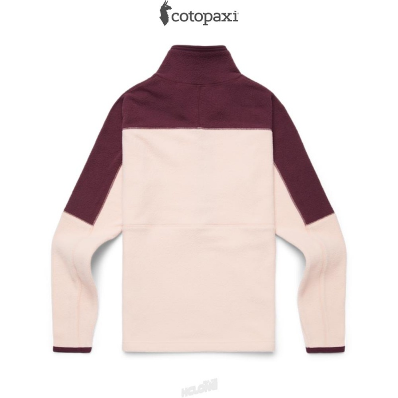 Cotopaxi Abrazo Half-Zip Fleece Jacket Wine/Rosewood | IG05-L3-UN