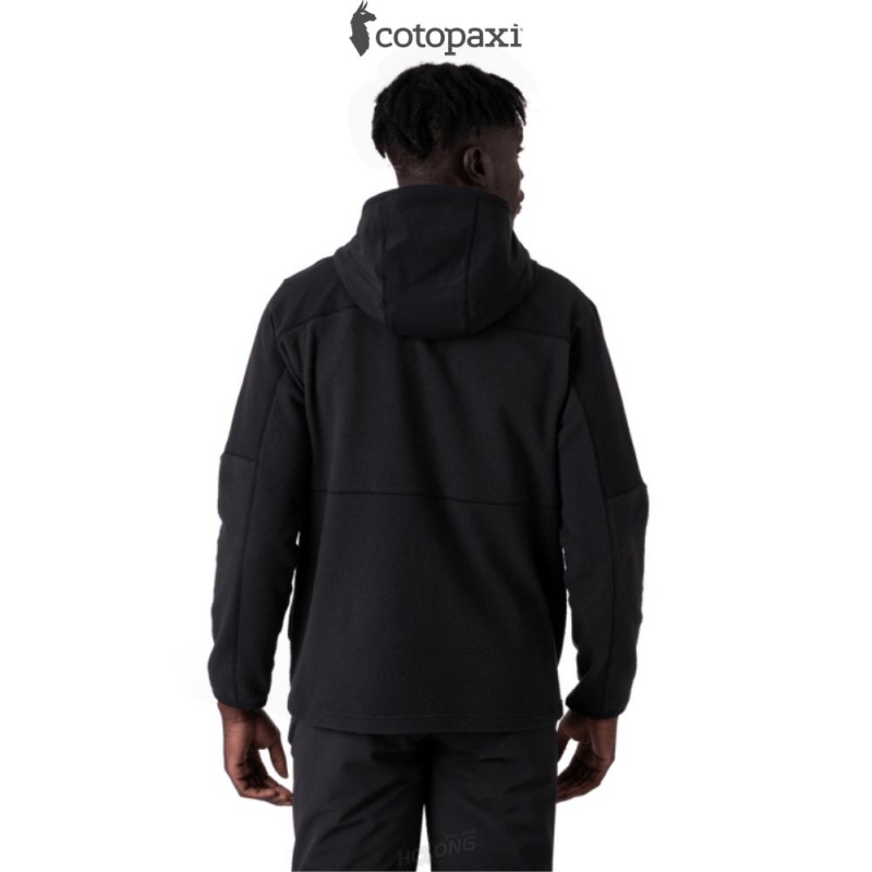 Cotopaxi Abrazo Hooded Full-Zip Fleece Jacket Black | BV24-B1-SZ