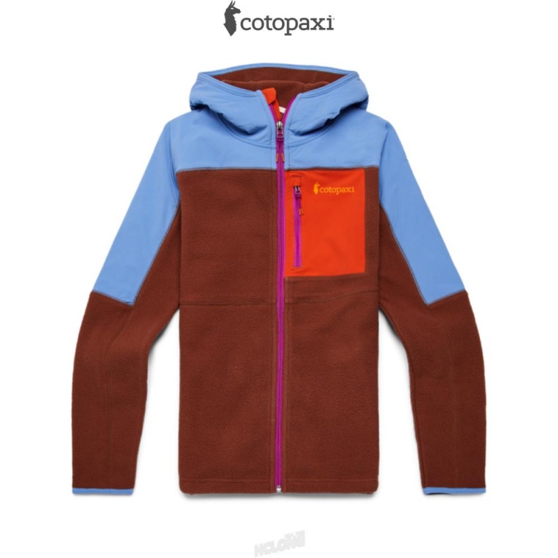 Cotopaxi Abrazo Hooded Full-Zip Fleece Jacket Lupine/Acorn | IE80-A8-UG