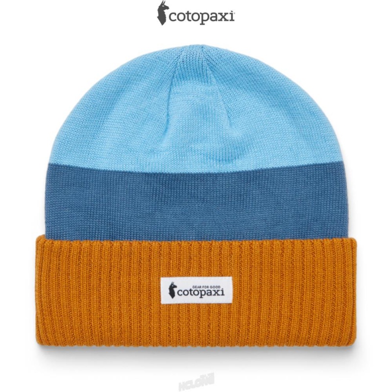 Cotopaxi Alto Beanie Amber/Drizzle | MX36-Q5-HL