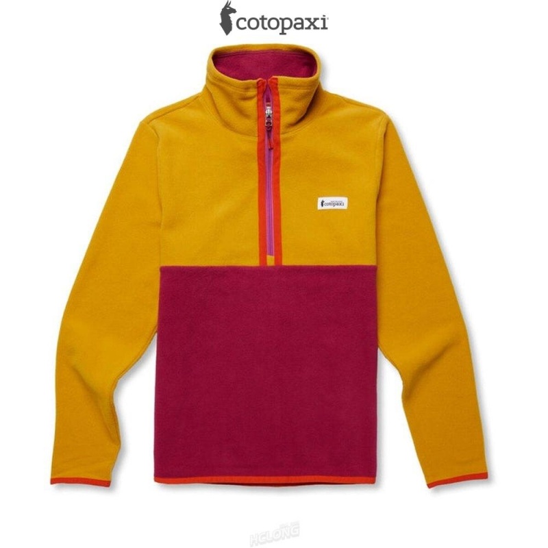 Cotopaxi Amado Fleece Pullover Amber/Raspberry | PE13-T3-MC