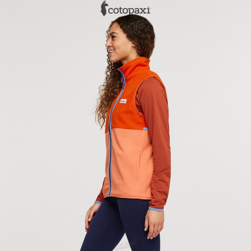 Cotopaxi Amado Fleece Vest Canyon/Nectar | TP91-W3-HT