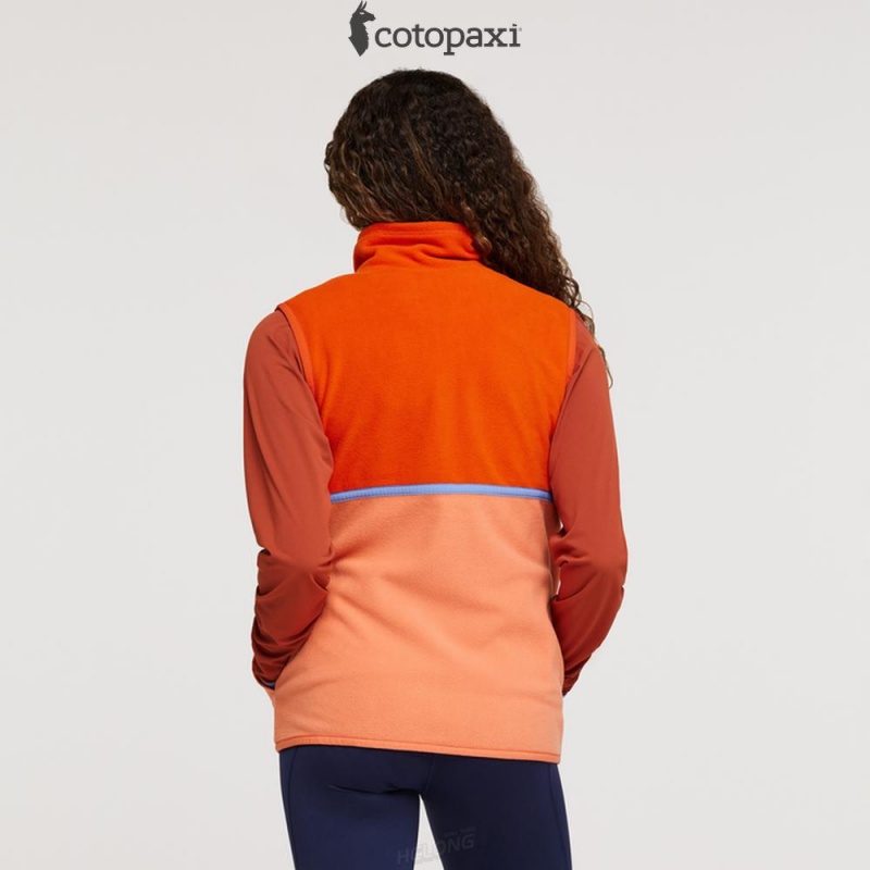 Cotopaxi Amado Fleece Vest Canyon/Nectar | TP91-W3-HT