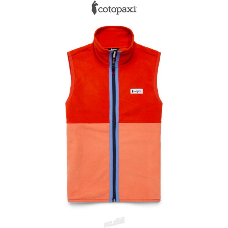 Cotopaxi Amado Fleece Vest Canyon/Nectar | TP91-W3-HT