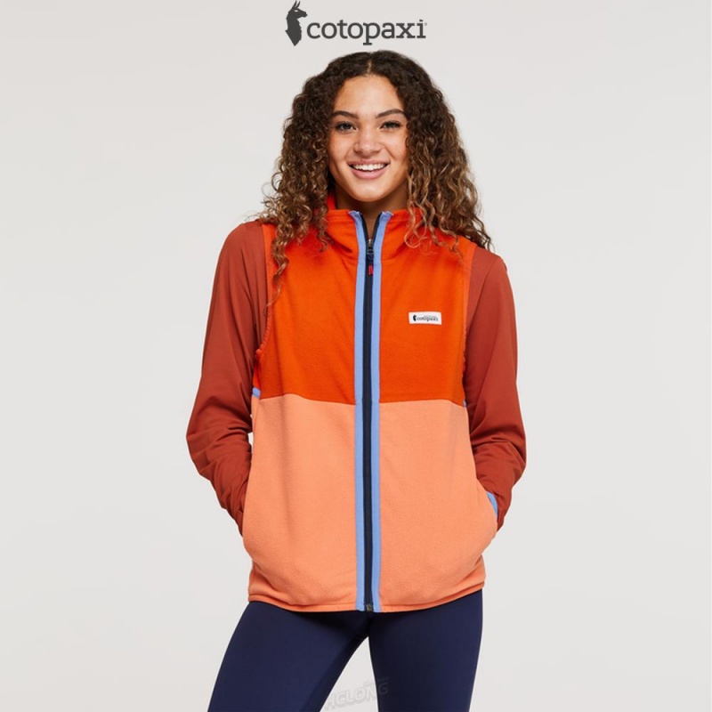 Cotopaxi Amado Fleece Vest Canyon/Nectar | TP91-W3-HT