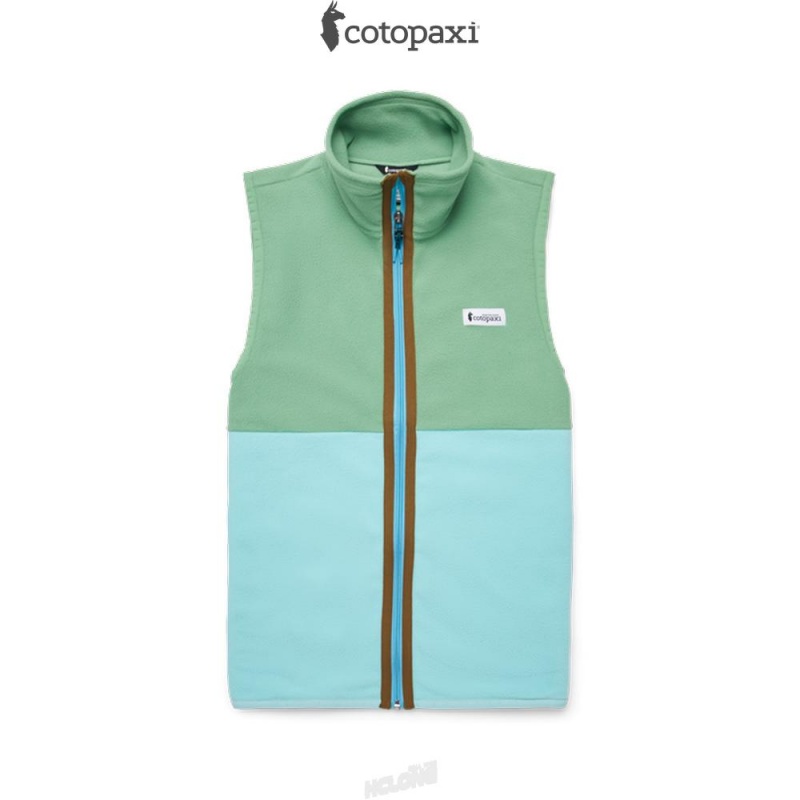 Cotopaxi Amado Fleece Vest Kelp/Sea Glass | DI22-P1-KJ