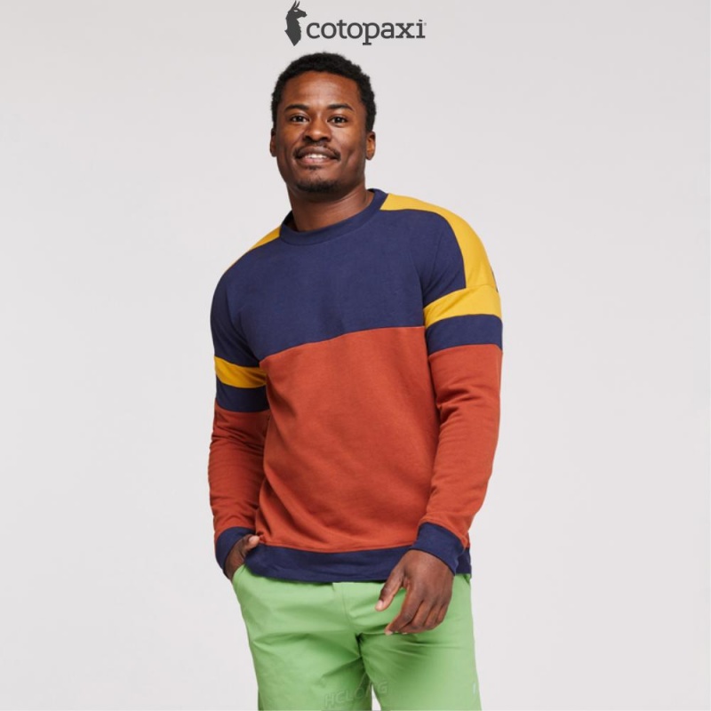 Cotopaxi Bandera Sweatshirt Maritime/Spice | SS07-Z6-PC