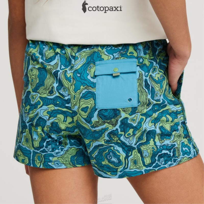 Cotopaxi Brinco Short - Print Gulf/Kelp | XU57-G5-UD