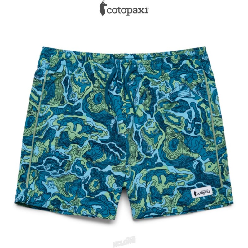 Cotopaxi Brinco Short - Print Gulf/Kelp | XU57-G5-UD