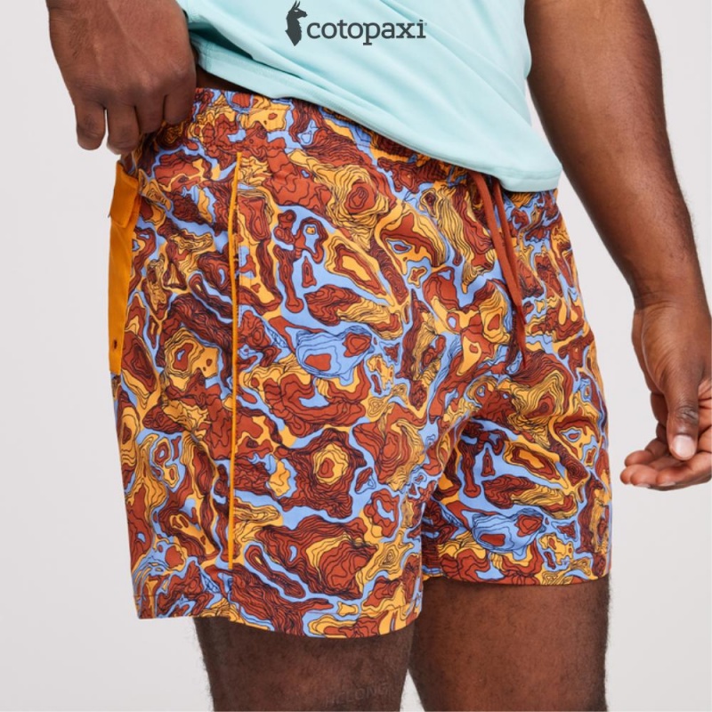 Cotopaxi Brinco Short - Print Spice/Flame | HO78-F9-OE