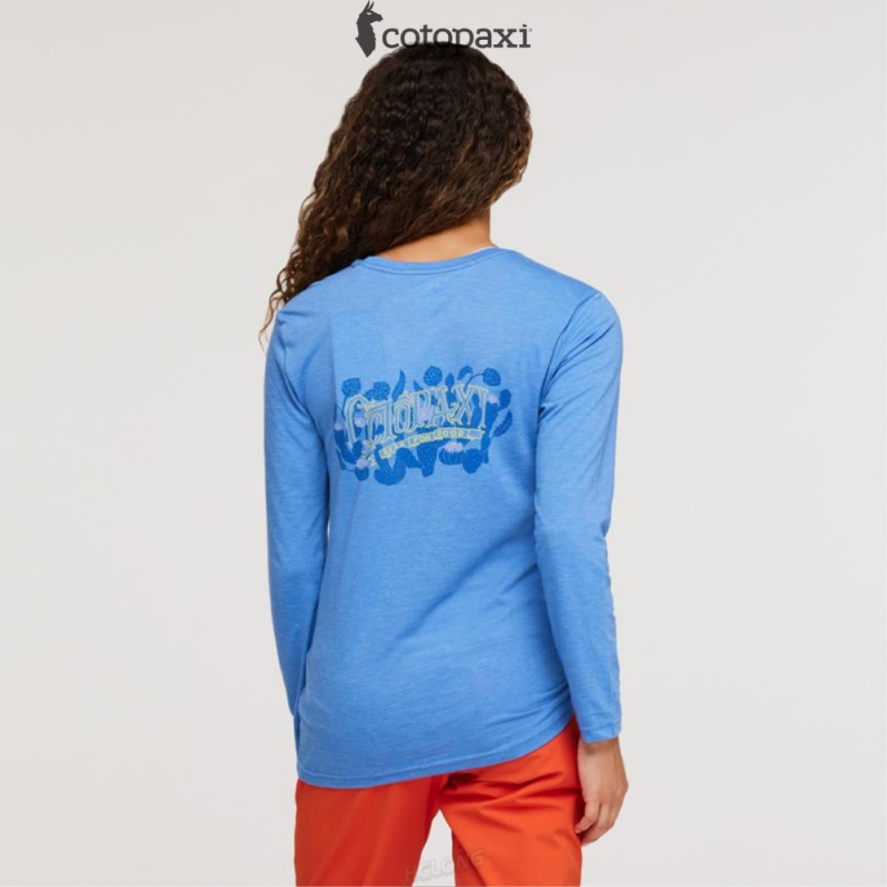 Cotopaxi Cactus Life Long-Sleeve T-Shirt Lupine | NH92-F5-CP