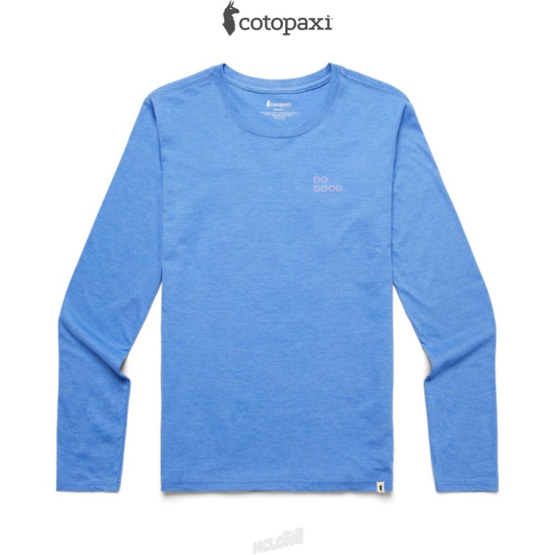 Cotopaxi Cactus Life Long-Sleeve T-Shirt Lupine | NH92-F5-CP