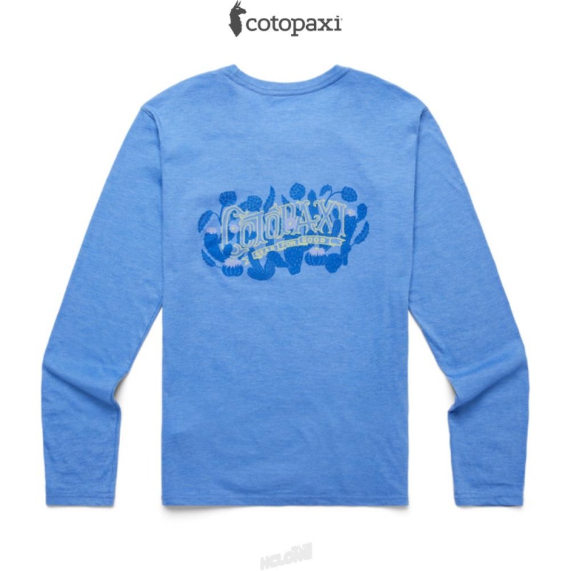 Cotopaxi Cactus Life Long-Sleeve T-Shirt Lupine | NH92-F5-CP