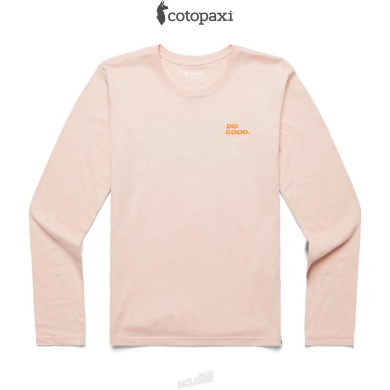 Cotopaxi Cactus Life Long-Sleeve T-Shirt Sand | DT04-T3-US