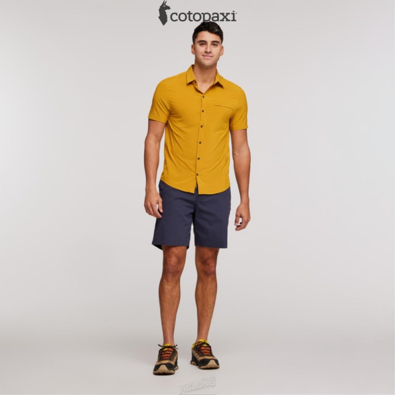 Cotopaxi Cambio Button Up Shirt Amber | OK07-A7-DP