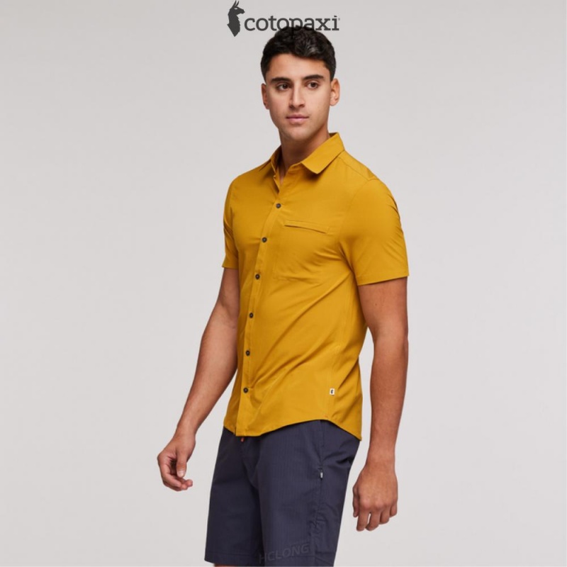 Cotopaxi Cambio Button Up Shirt Amber | OK07-A7-DP