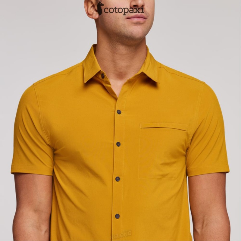 Cotopaxi Cambio Button Up Shirt Amber | OK07-A7-DP