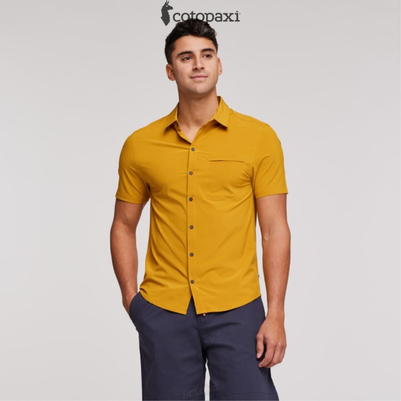 Cotopaxi Cambio Button Up Shirt Amber | OK07-A7-DP