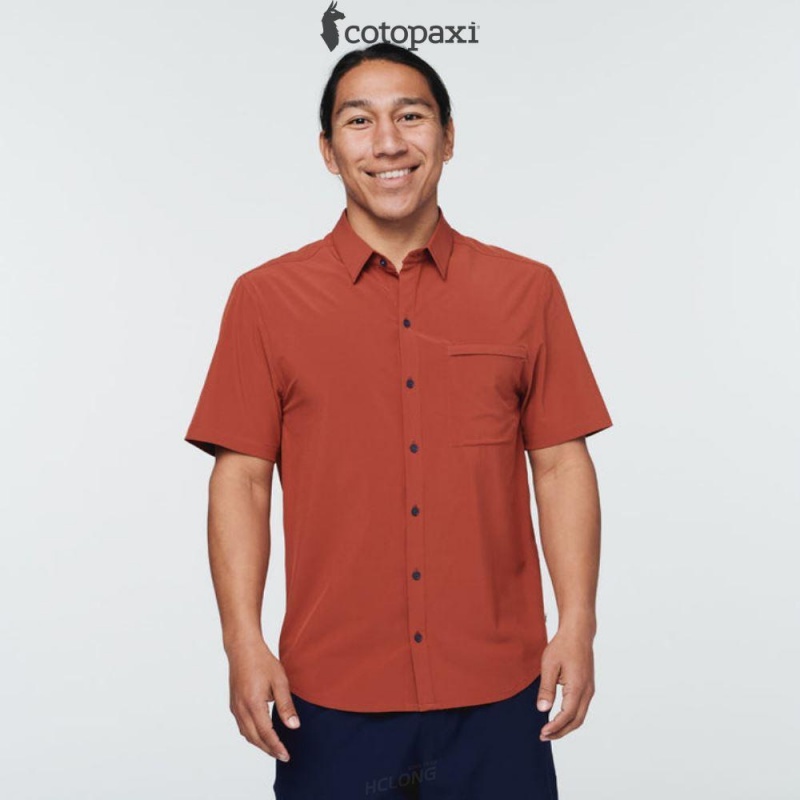 Cotopaxi Cambio Button Up Shirt Spice | JM41-A8-YW