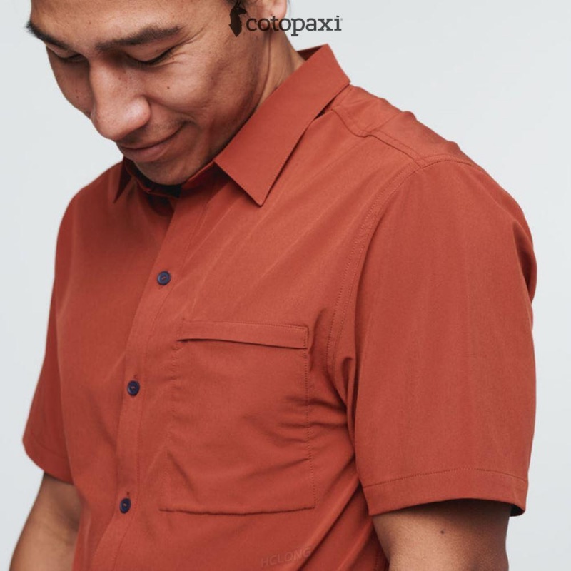 Cotopaxi Cambio Button Up Shirt Spice | JM41-A8-YW