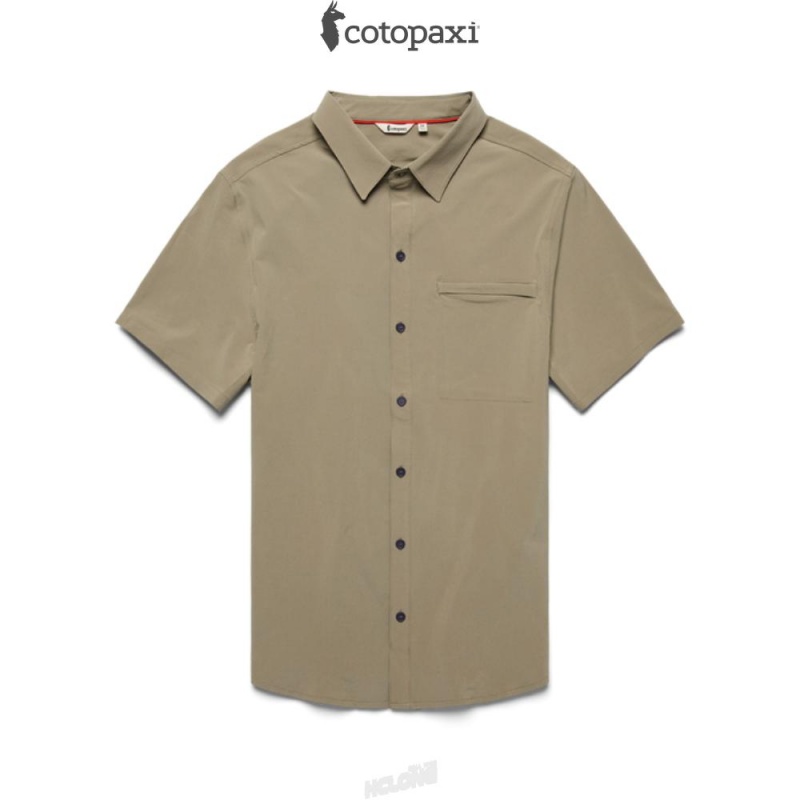 Cotopaxi Cambio Button Up Shirt Stone | SV51-P6-OV