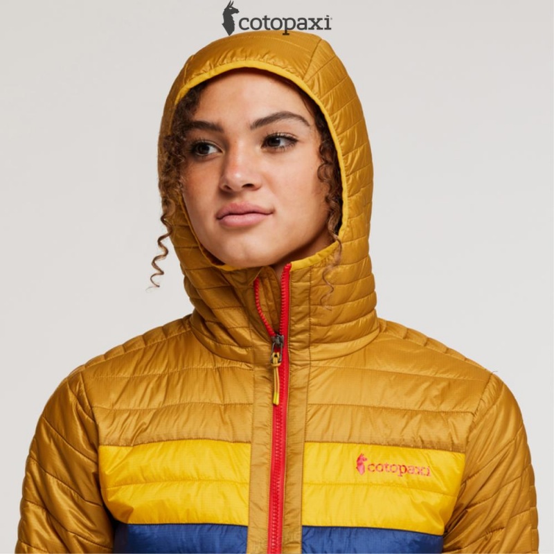 Cotopaxi Capa Insulated Hooded Jacket Amber/Maritime | GA53-O1-AB