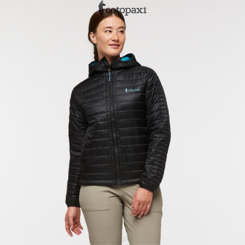 Cotopaxi Capa Insulated Hooded Jacket Black | IN80-C3-RA