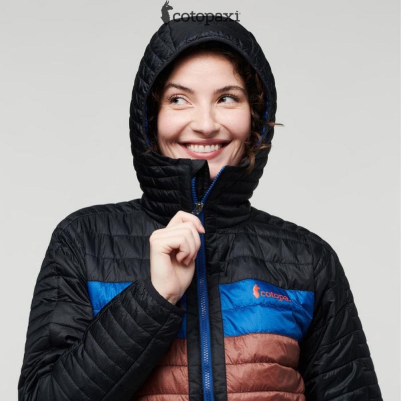 Cotopaxi Capa Insulated Hooded Jacket Black/Chestnut | AY15-O7-OS