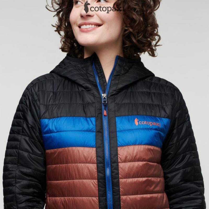 Cotopaxi Capa Insulated Hooded Jacket Black/Chestnut | AY15-O7-OS