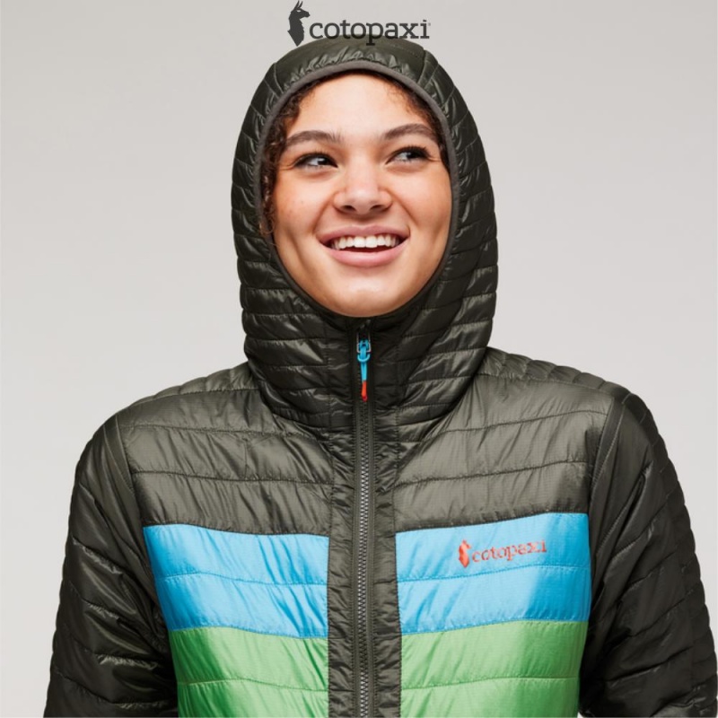 Cotopaxi Capa Insulated Hooded Jacket Iron/Kelp | PW90-C5-SM