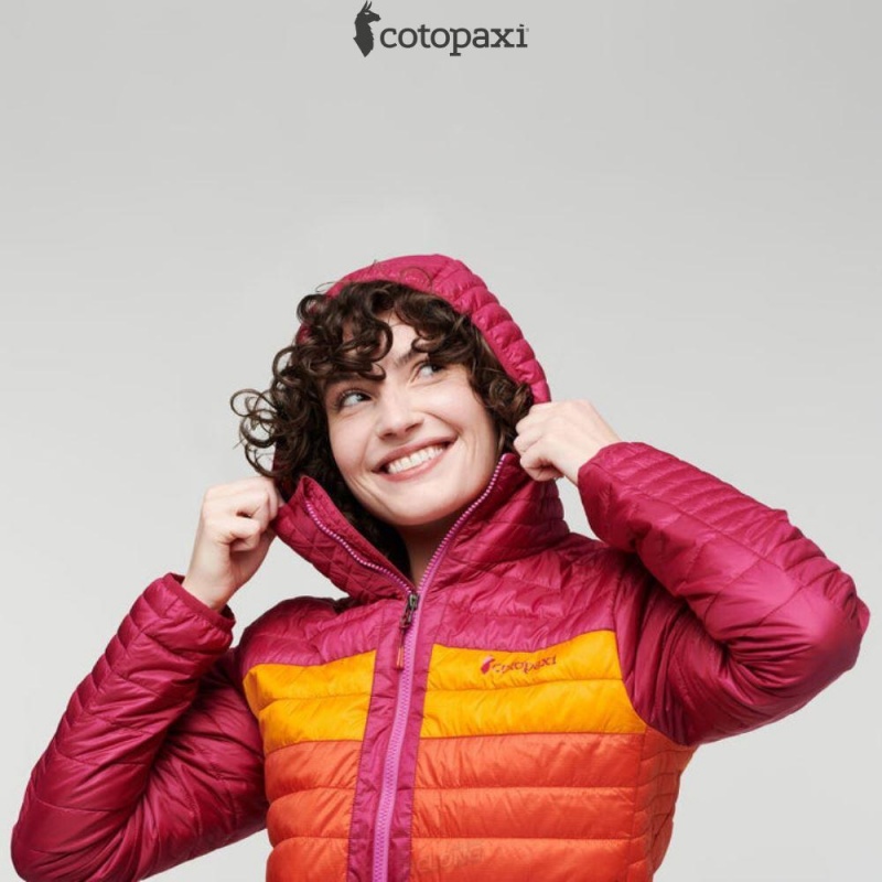 Cotopaxi Capa Insulated Hooded Jacket Raspberry/Canyon | UF08-R7-QX