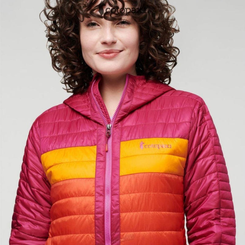 Cotopaxi Capa Insulated Hooded Jacket Raspberry/Canyon | UF08-R7-QX