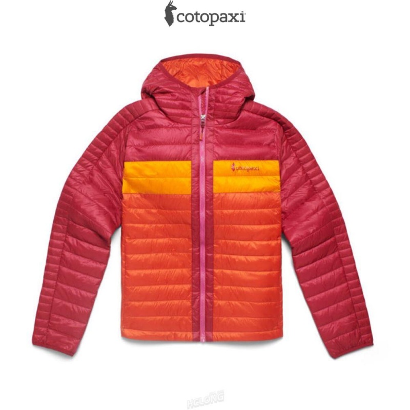 Cotopaxi Capa Insulated Hooded Jacket Raspberry/Canyon | UF08-R7-QX