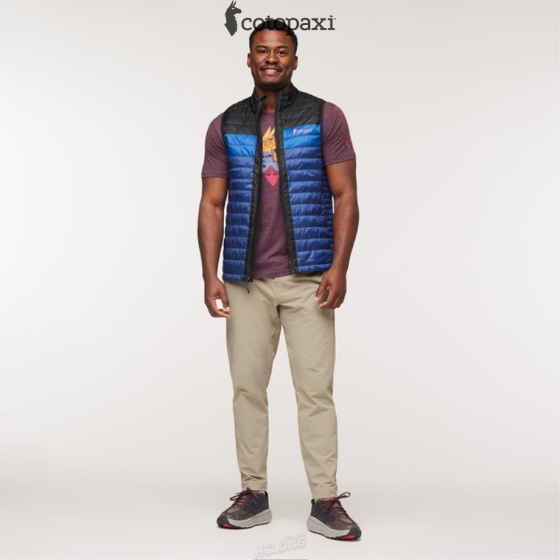 Cotopaxi Capa Insulated Vest Black/Maritime | DX38-V1-FW